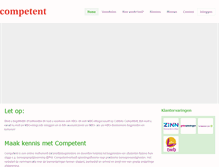 Tablet Screenshot of calibriscompetent.nl